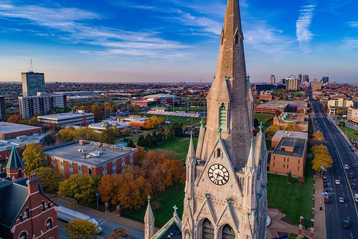 College Church aerial